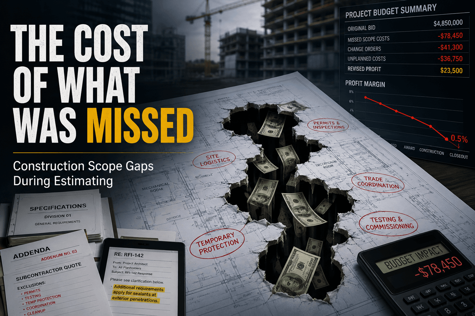 Construction Scope Gaps: Why Contractors Miss Critical Items During Estimating