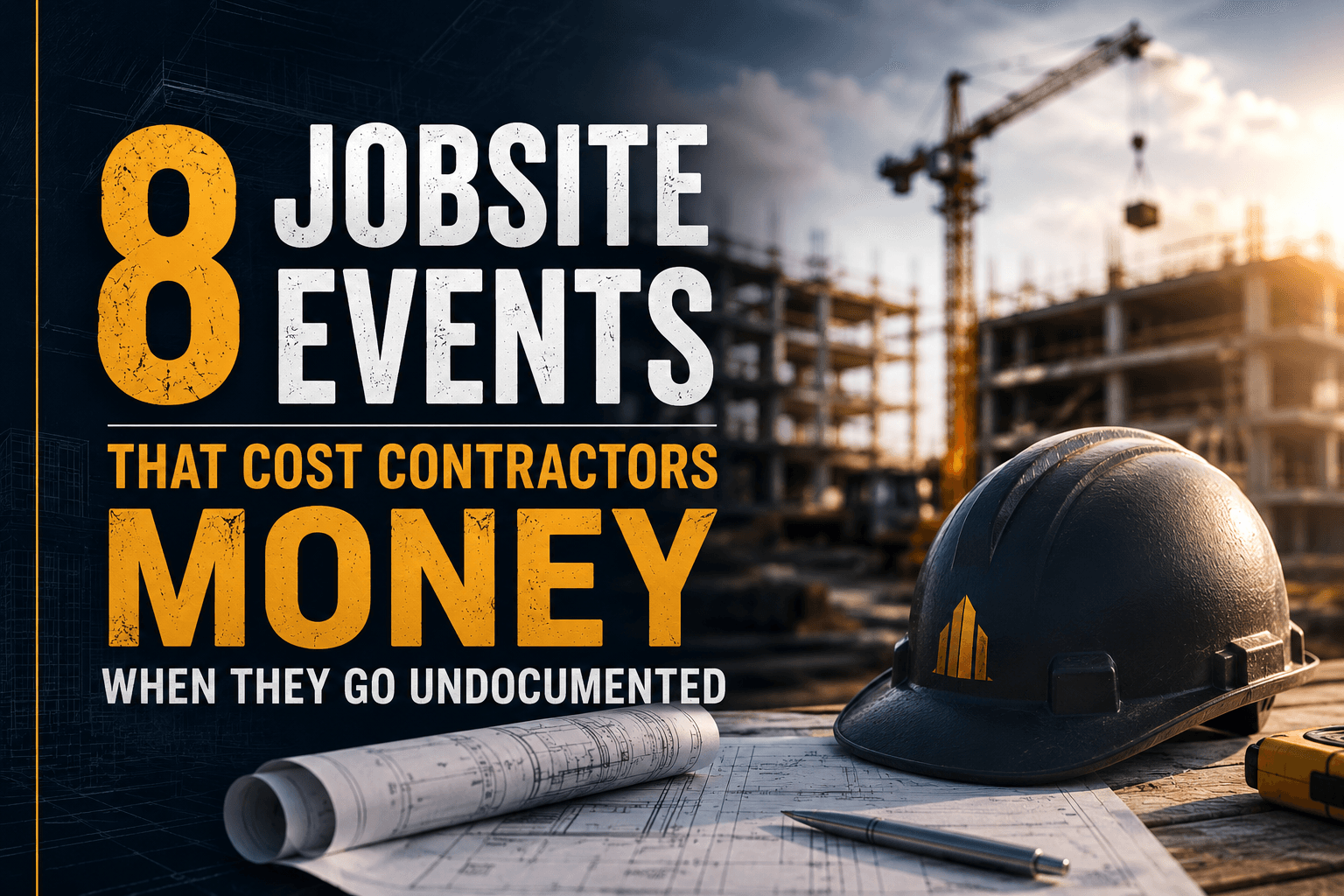 8 Jobsite Events That Cost Contractors Money When They Go Undocumented