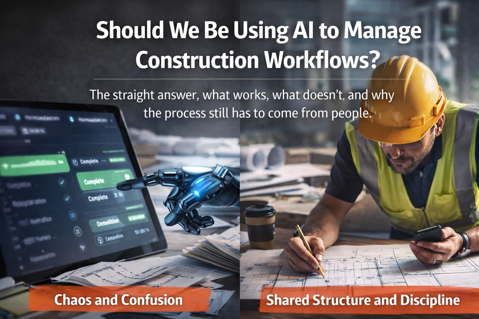 Should We Be Using AI to Manage Construction Workflows?