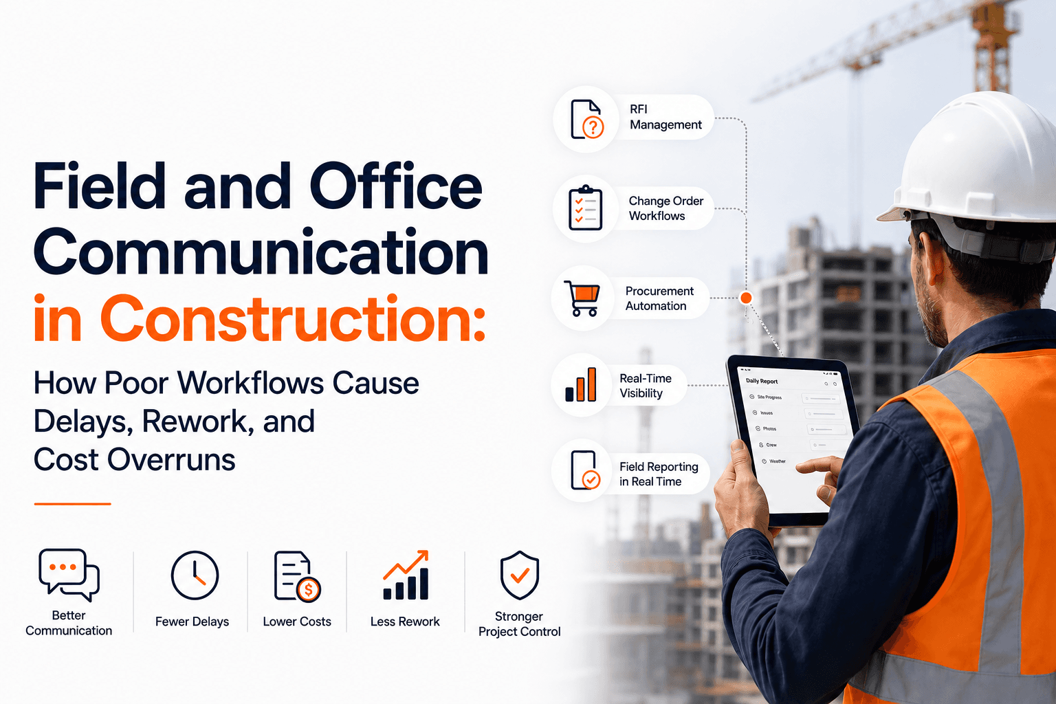 Field & Office Communication in Construction: Reduce Delays, Rework & Cost Overruns