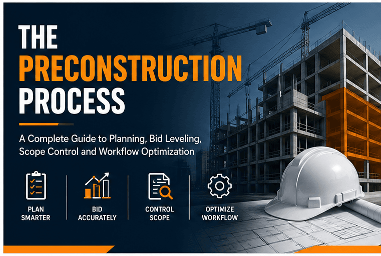 The Preconstruction Process: Complete Guide to Construction Planning, Bid Leveling & Scope Control 
