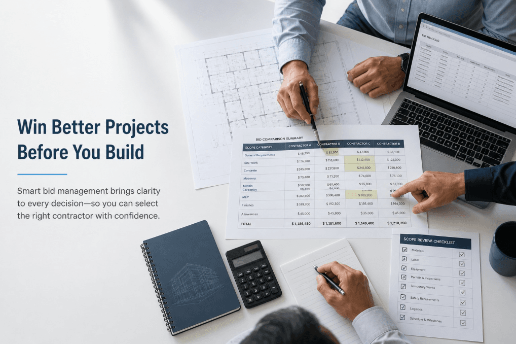 Construction Bid Management: How Smart Teams Level Bids, Reduce Risk & Win Better Projects