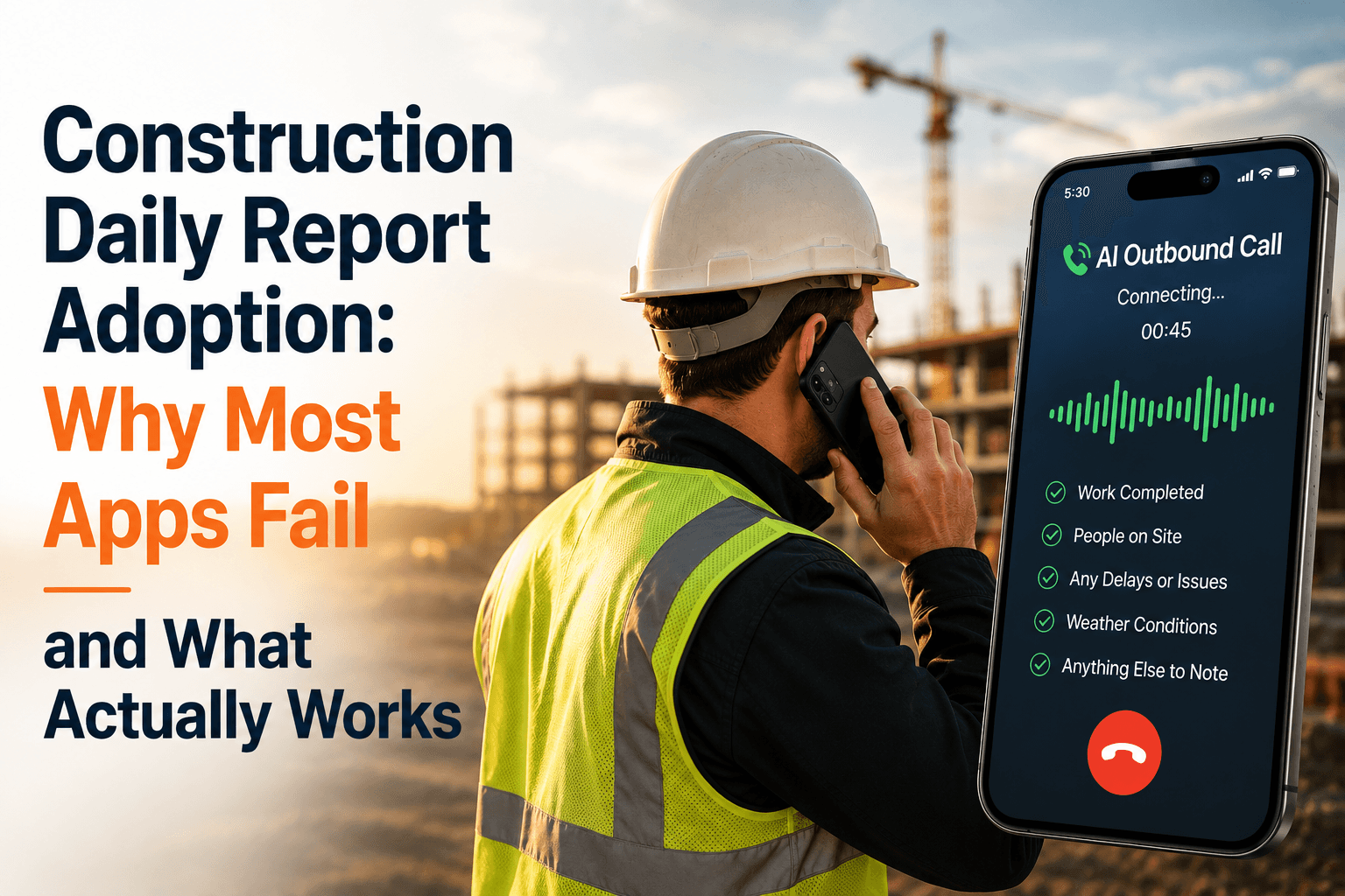 Construction Daily Report Adoption: Why Most Apps Fail and What Actually Works
