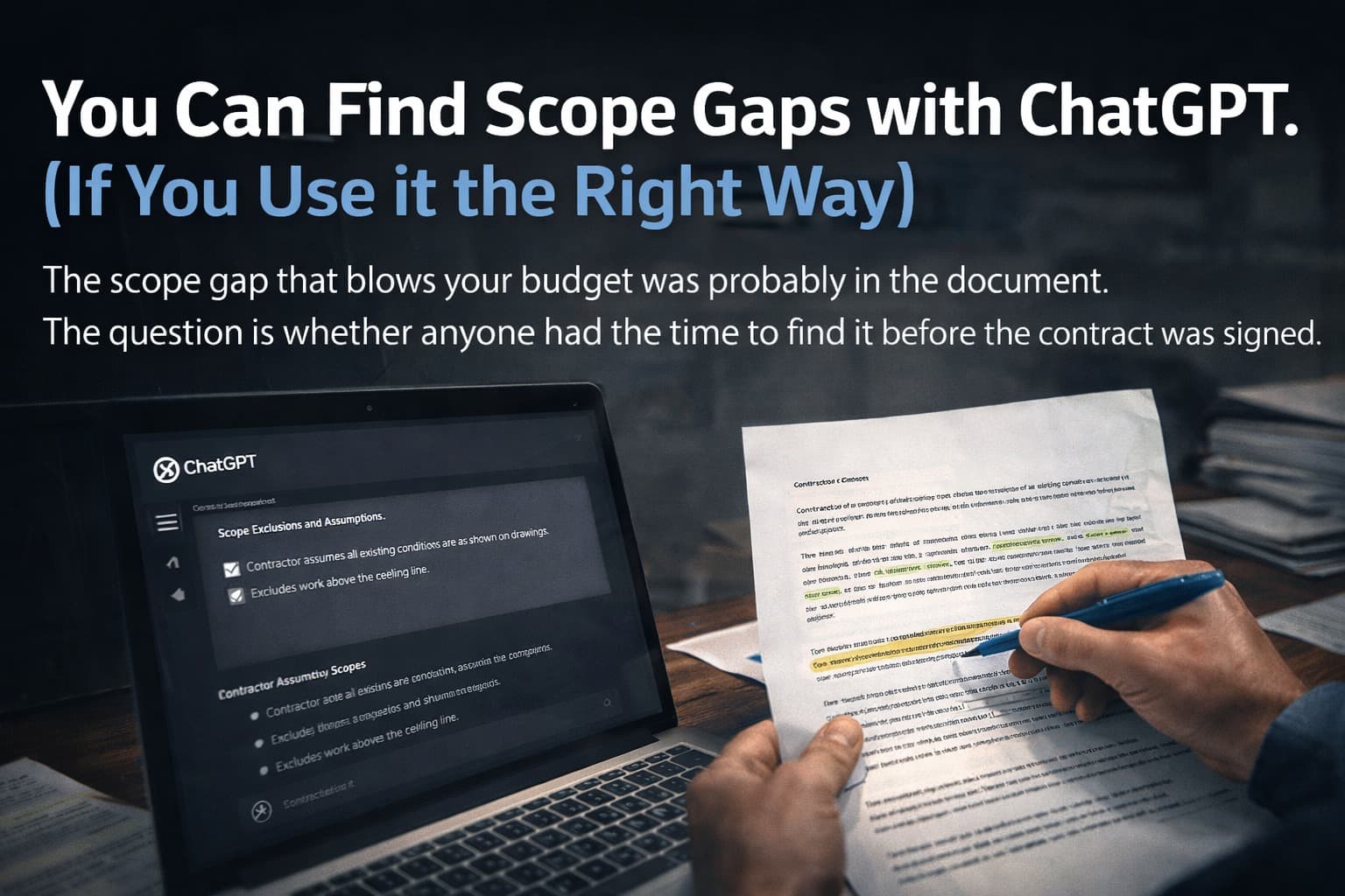 You Can Find Scope Gaps with ChatGPT. (If you use it the right way)