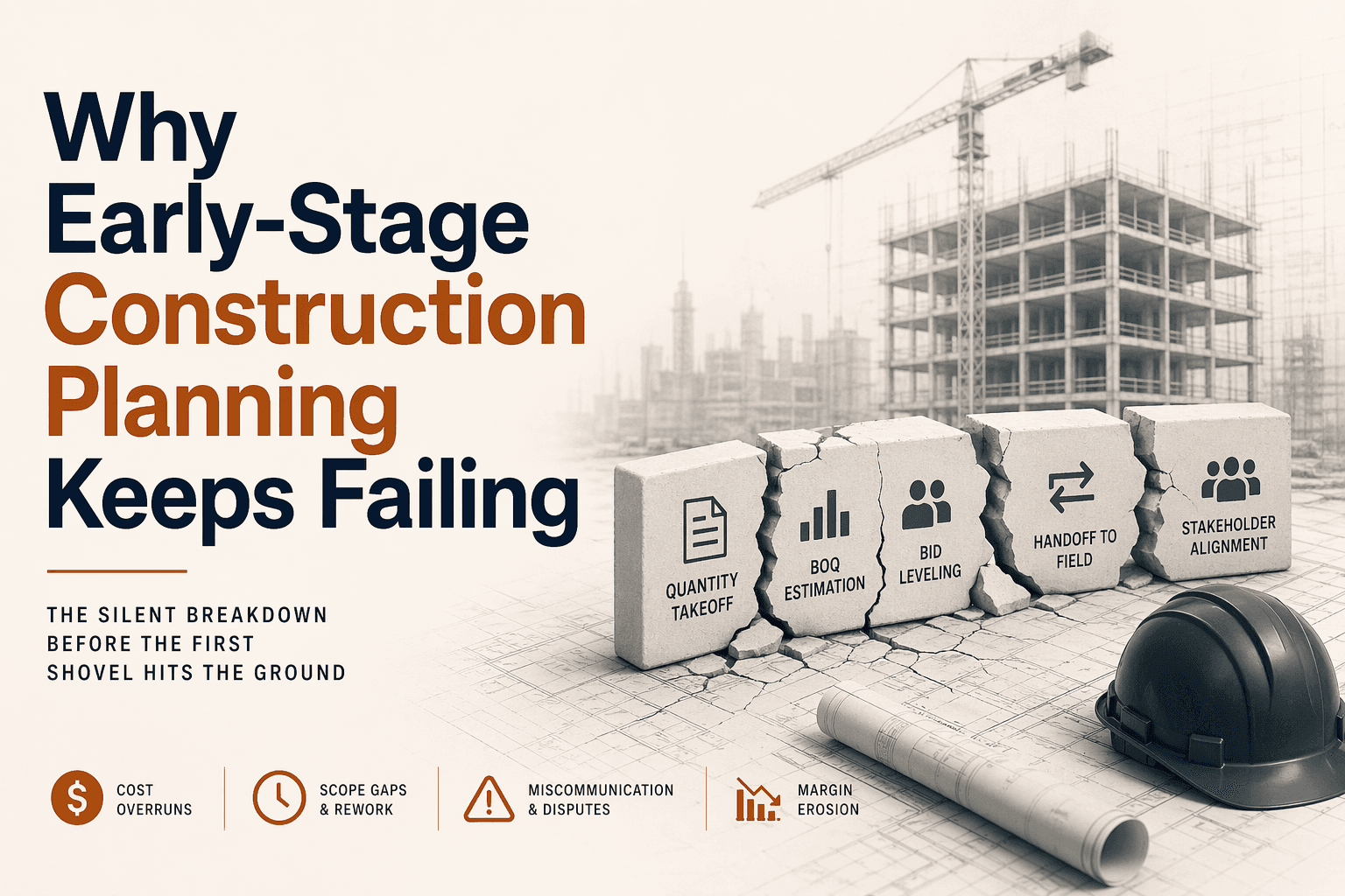 Why Early-Stage Construction Planning Keeps Failing